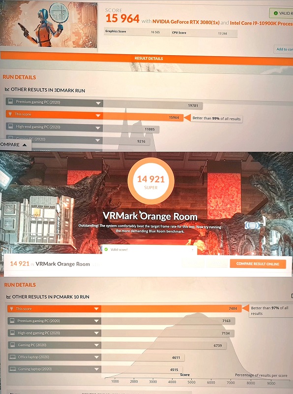 Acer Predator Orion 5000 Benchmark Scores