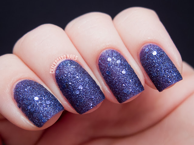 Chalkboard Nails: OPI Can't Let Go (Liquid Sand)