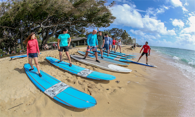 Learning to Surf in Hawaii