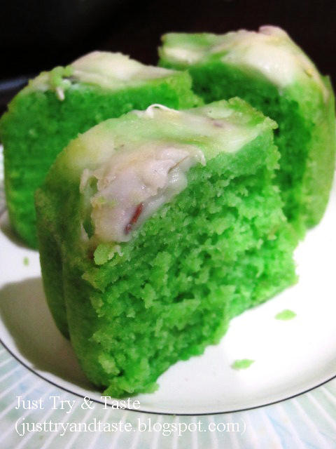 Resep Cake Kukus Kelapa Pandan JTT