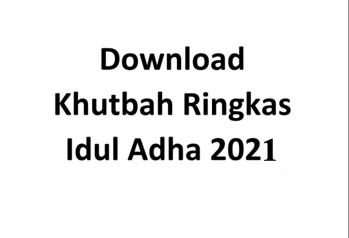 Teks khutbah idul adha