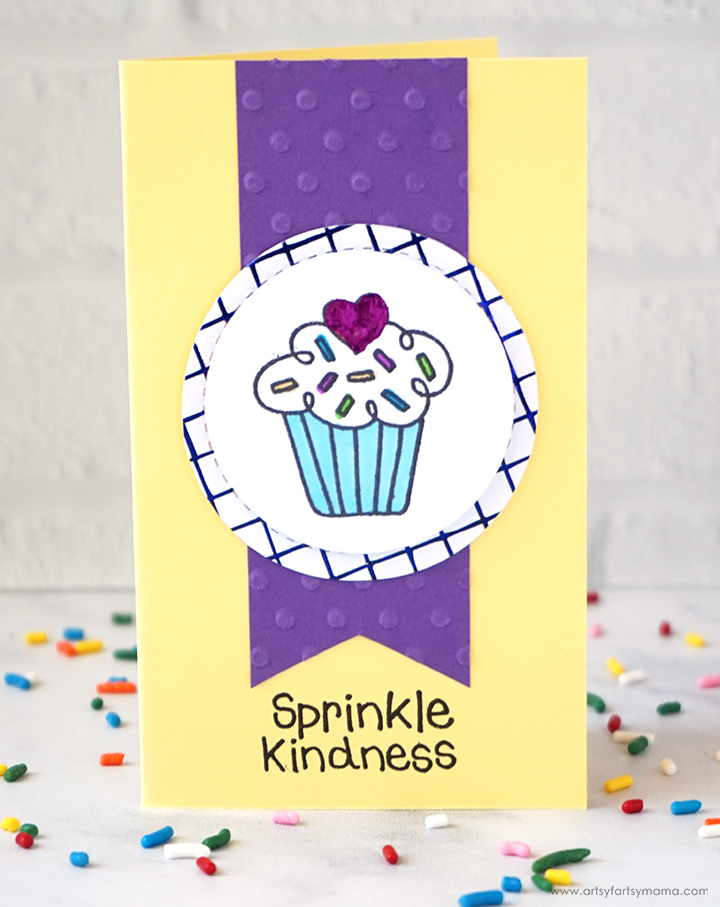Handmade Sprinkle Kindness Card
