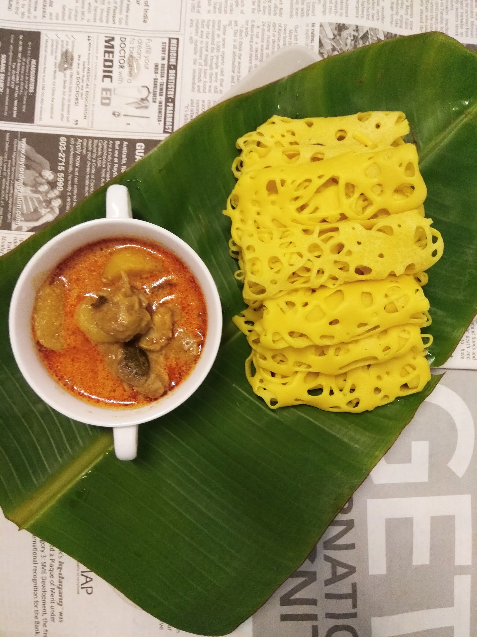 Elinluv's Tidbits Corner Chicken Curry And Roti Jala
