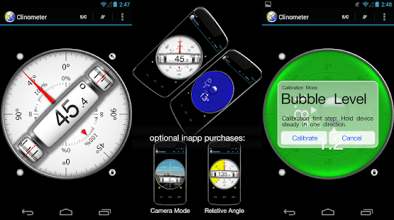 Clinometer app