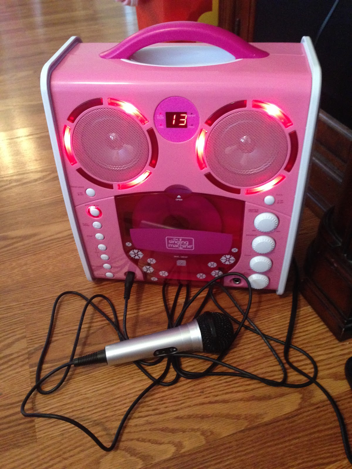 Compact Karaoke Machine for Kids Outnumbered 3 to 1
