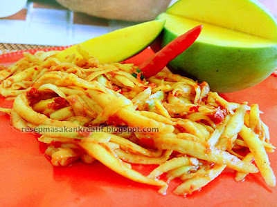 Resep Sambal Mangga Muda Cara Membuat Sambal Mangga Muda Pedas Resep Enak Sederhana