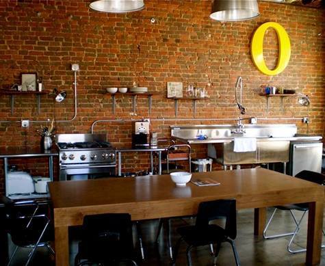 Exposed Brick And Plaster Walls For The Interior Design Of