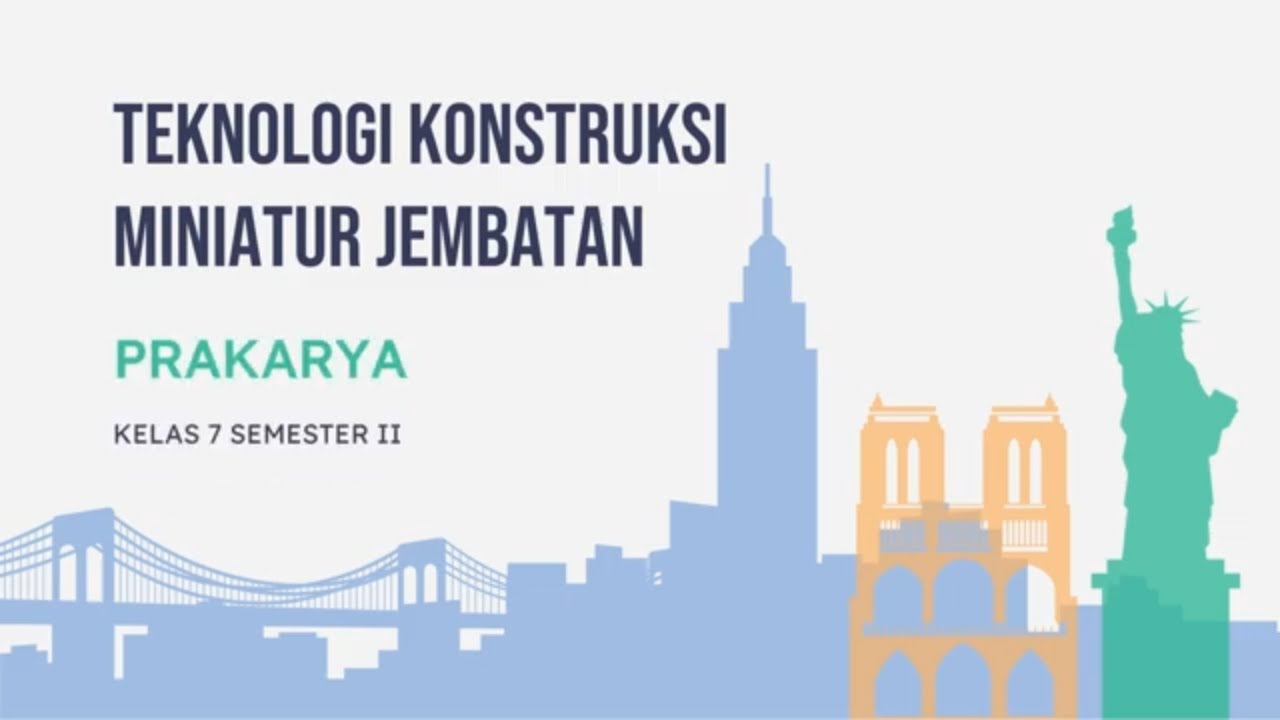 (BAB 2) PROSEDUR PEMBUATAN KONSTRUKSI MINIATUR JEMBATAN - KELAS 7