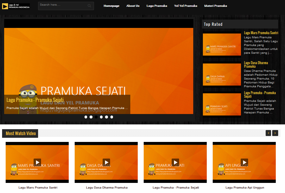 Blog Kumpulan Video Lagu Dan Yel Yel Pramuka Lengkap