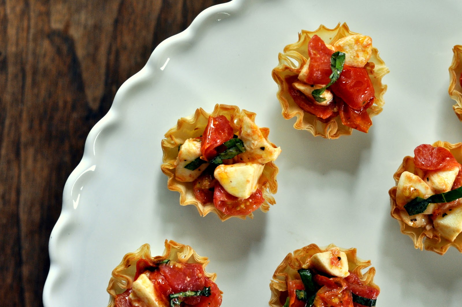 Roasted Tomato Caprese Bites | Taste As You Go