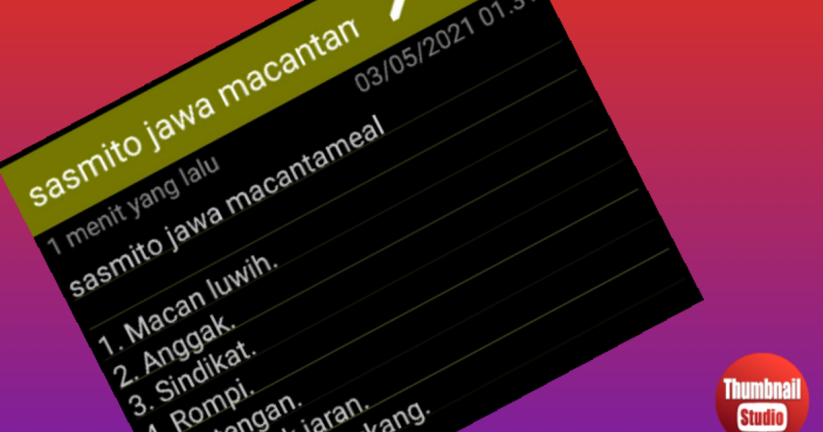 Rumus Capjikia Terlengkap Macantameal Com