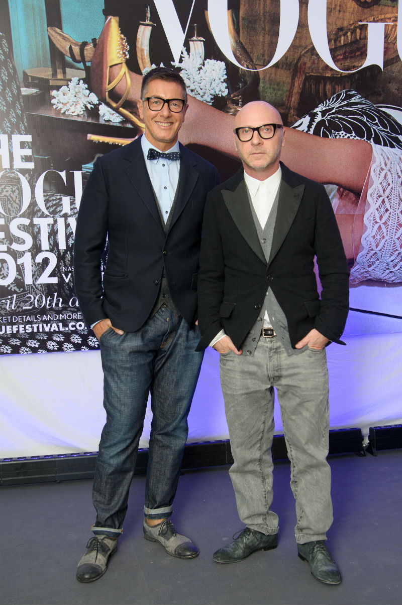 Dolce And Gabbana Mr Domenico Dolce And Mr Stefano Gabbana At The First