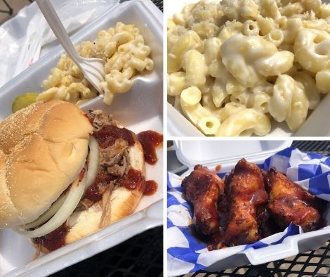 Barbecue and mac and cheese during a special day at Contrary Brewing.