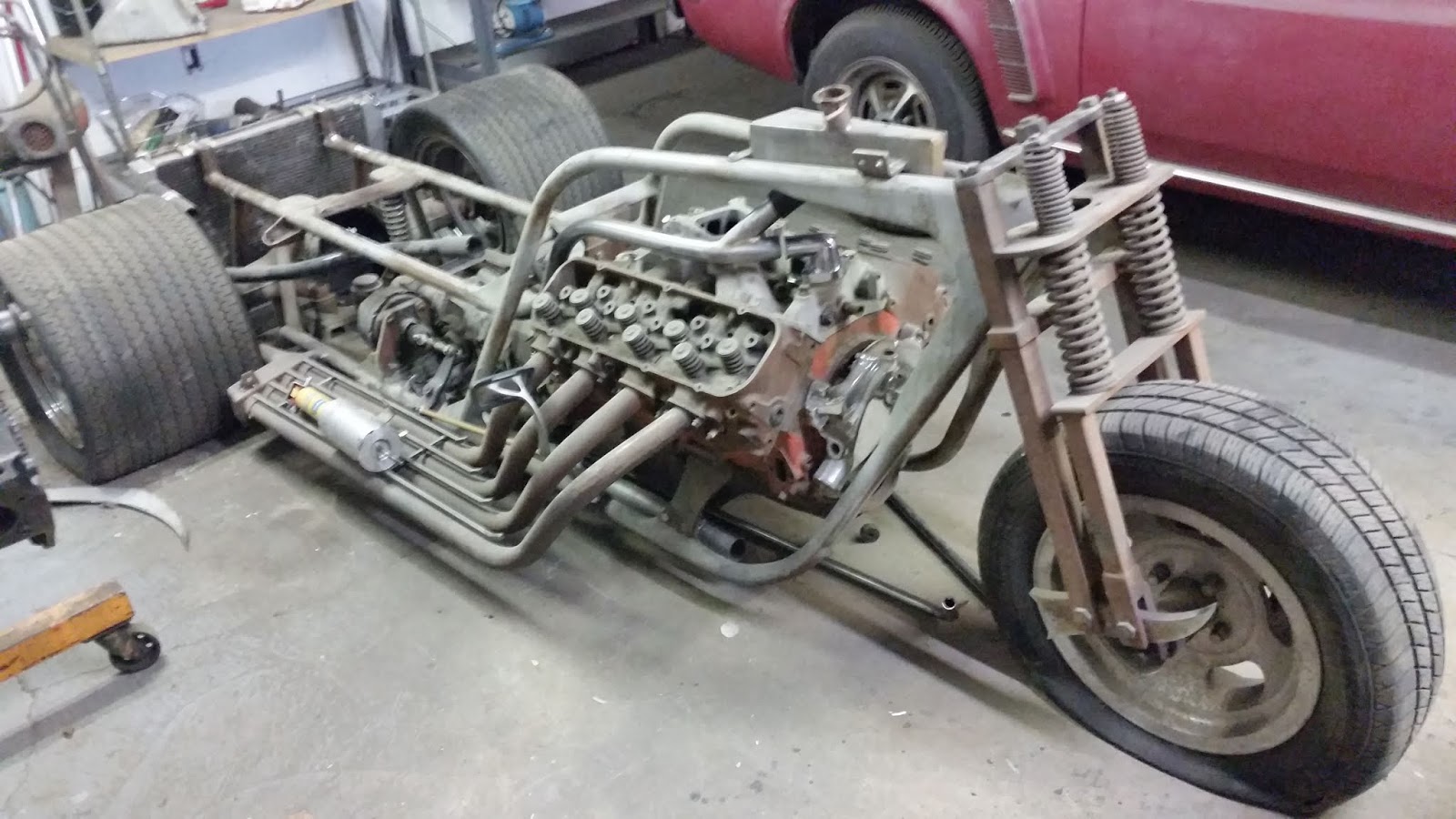 V8 Trike Chopperv8 trike rolling chassis jerry harden