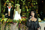 Осенняя свадьба в русском стиле.