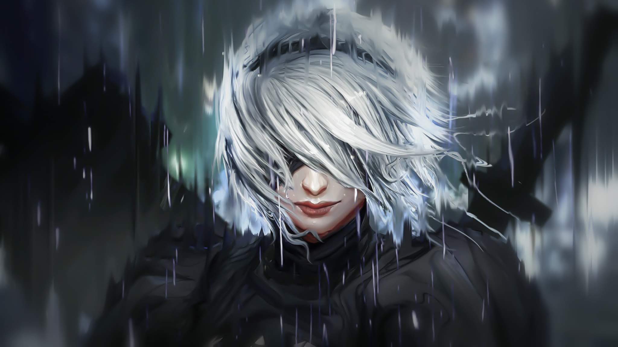 Wallpaper 2b Nier Automata, Anime Girl, Art - Free Wallpapers for Apple