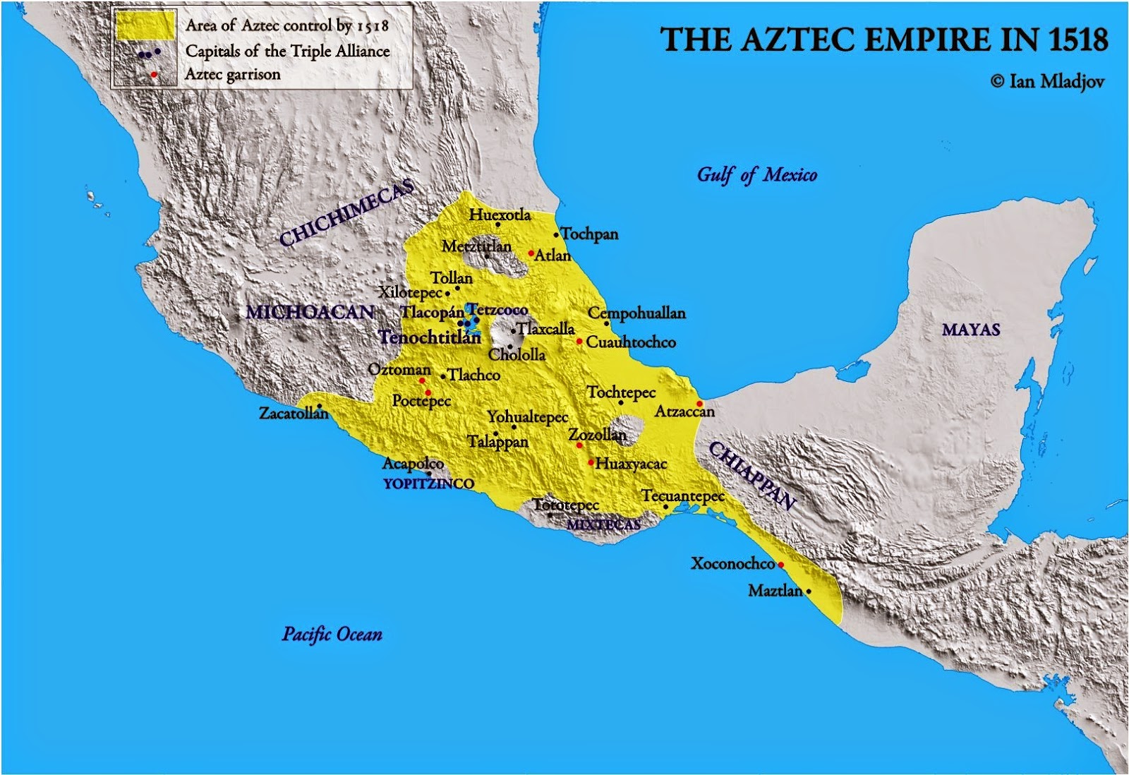 map of aztec land        <h3 class=