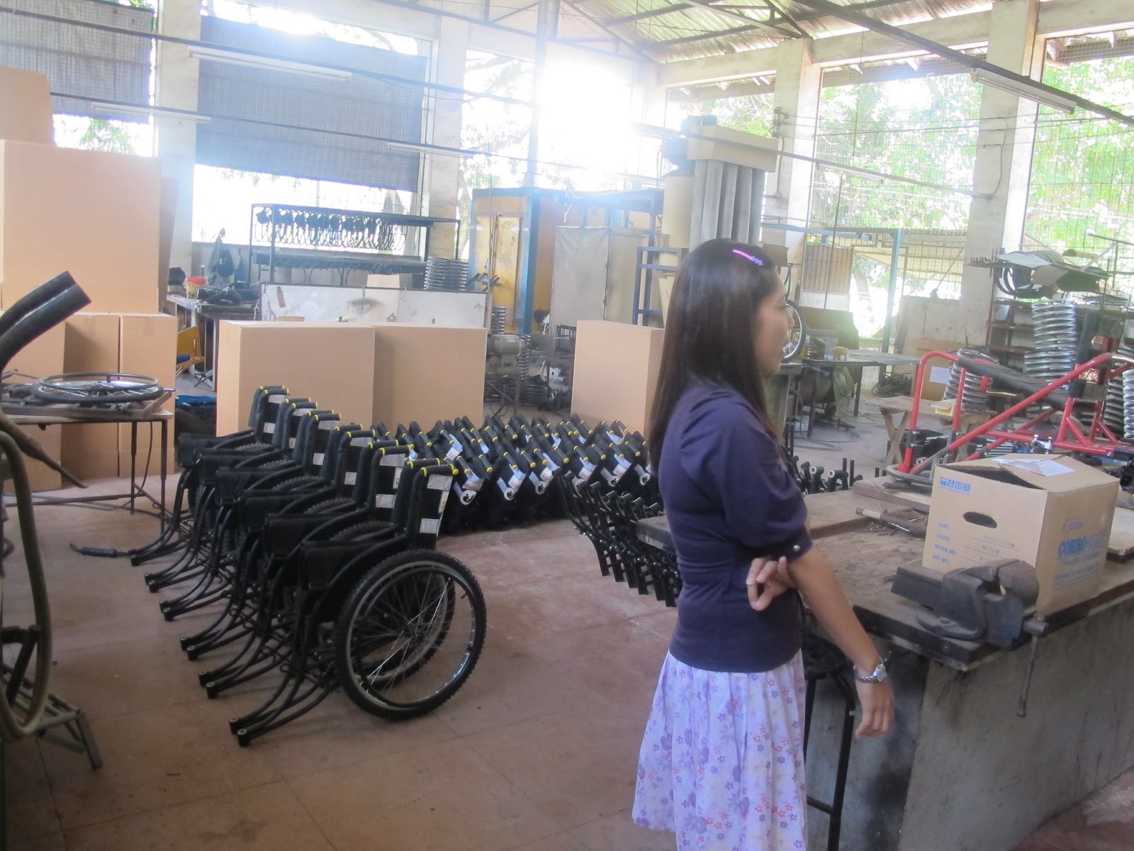 Our Philippine Mission VISIT TO WHEELCHAIR FACTORY FREEDOM TECHNILOGIES
