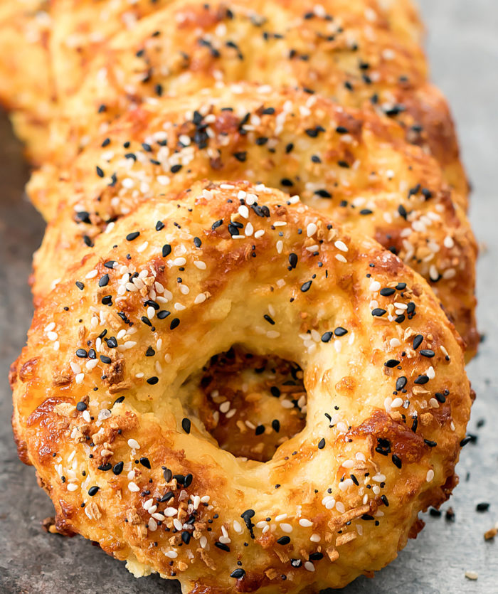 CAULIFLOWER BAGELS (LOW CARB + KETO + GLUTEN FREE) Sahara's Cooking