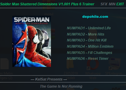 Spider-Man Shattered Dimensions Can,Tek Atma +6 Trainer Hilesi
