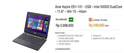 Saatnya Belanja Laptop Acer Di MatahariMall SAATNYA BELANJA LAPTOP ACER DI MATAHARIMALL.COM