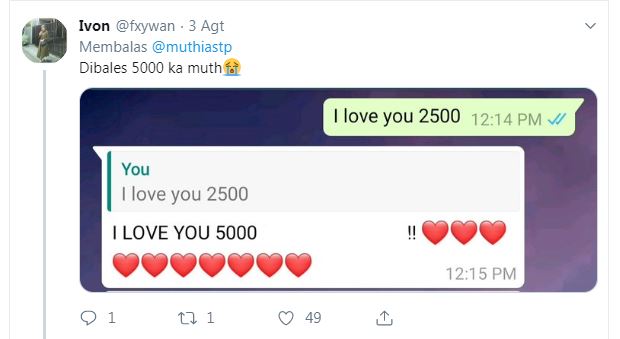 10 Gombalan Lucu 'I Love You 2500' Ini Receh Banget