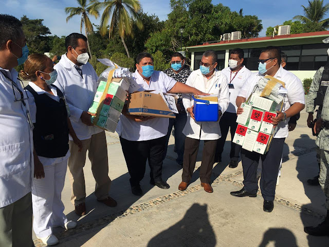 Arriban vacunas anti Covid a hospitales de la región de la Costa Arriban vacunas anti Covid a hospitales de la región de la Costa