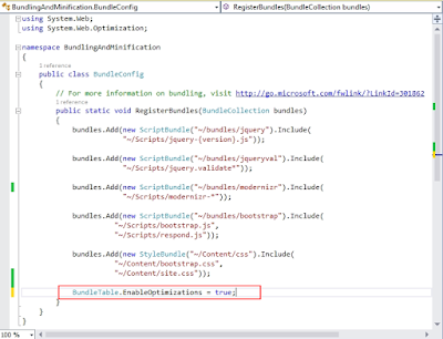Learn new technology and concepts: Bundling & Minification in Asp.net MVC