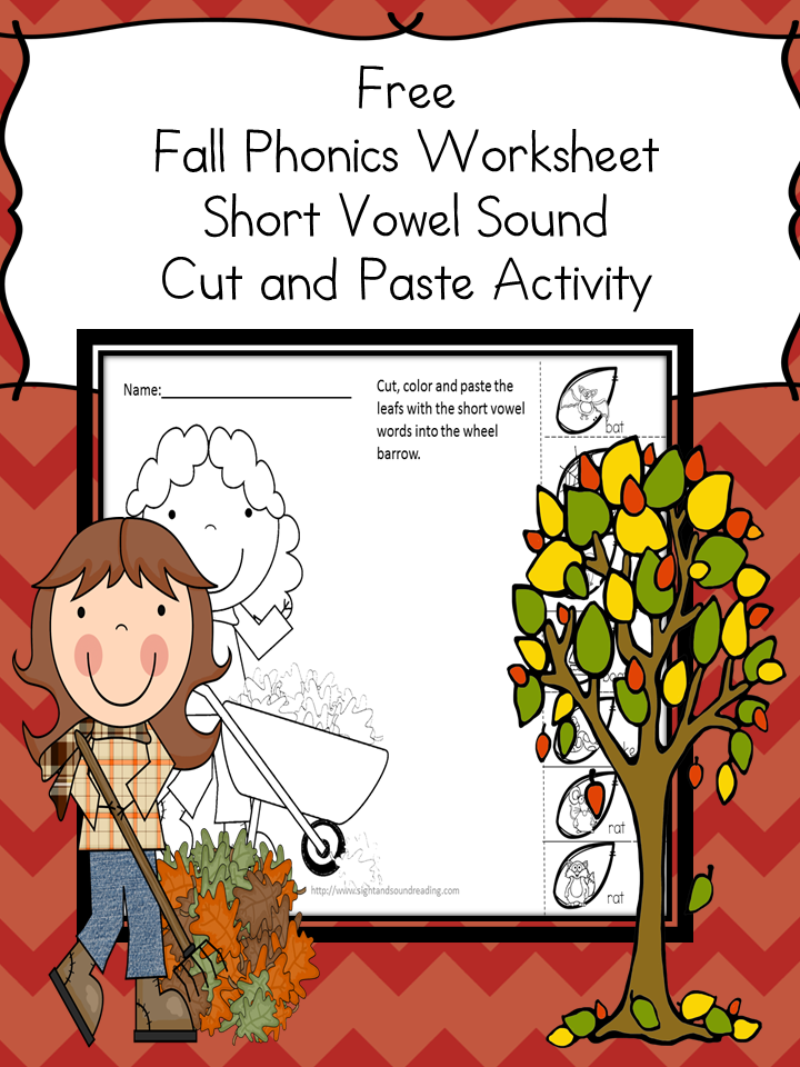 Cut and Paste Activity for Kindergarten - Classroom Freebies