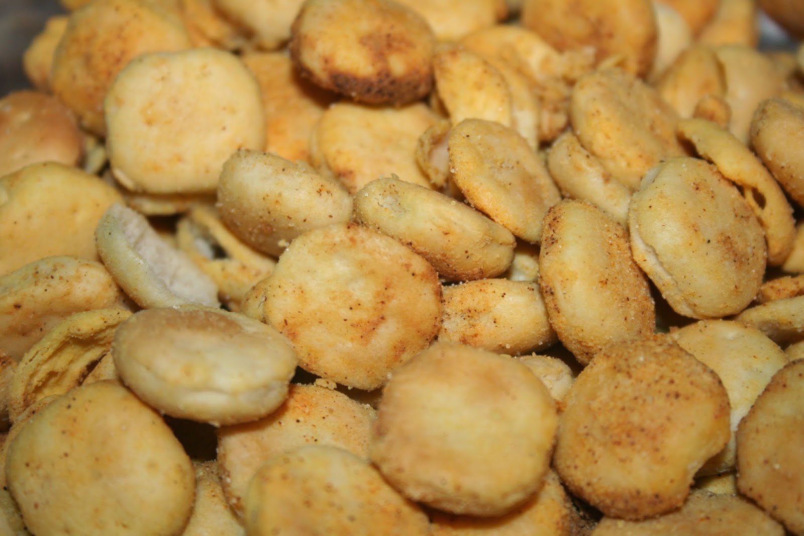 NOVA Frugal Family Nacho Cheese or Parmesan Garlic Oyster Crackers with Kernel's Seasonings