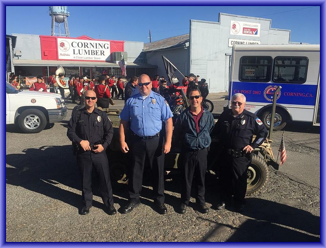 CORNING POLICE DEPARTMENT CORNING POLICE DEPARTMENT THANKS ALL WHO