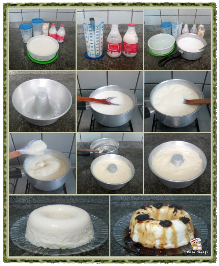 Manjar branco com iogurte 3 Manjar branco com iogurte 3