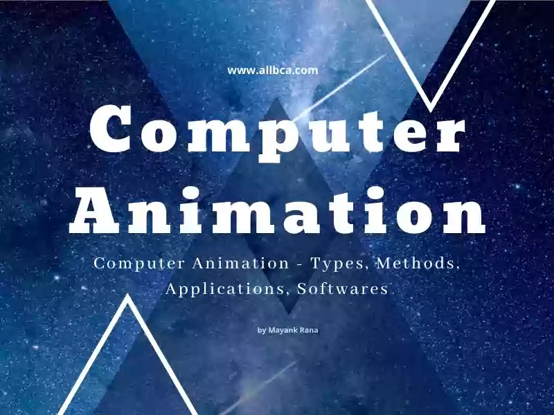 Computer Animation - Types, Methods, Applications, Softwares - All BCA  (Best Courses Academy)