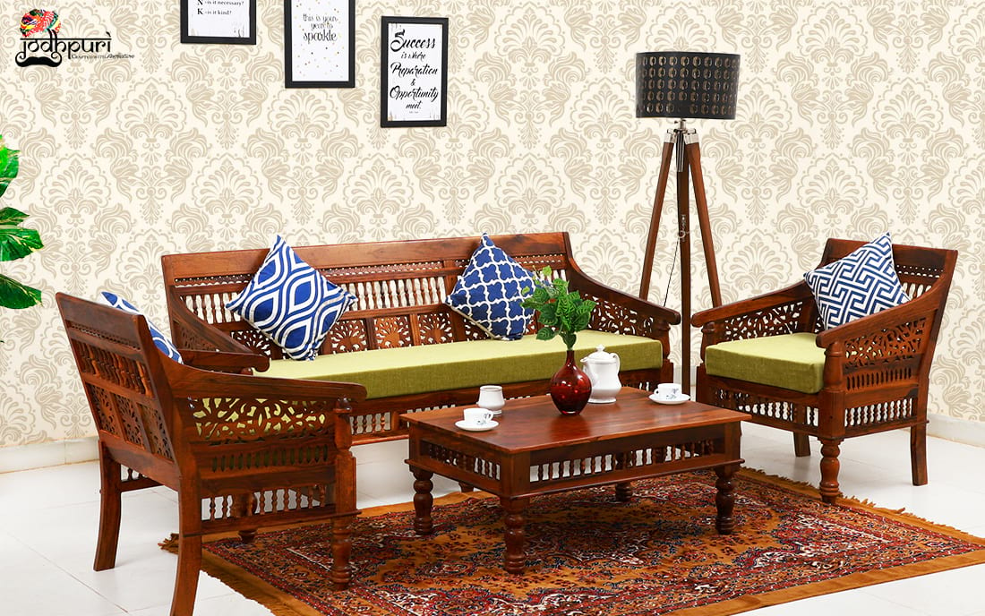 Sheesham Wood Sofa Set in Bangalore | Sheesham Wood furniture Bangalore