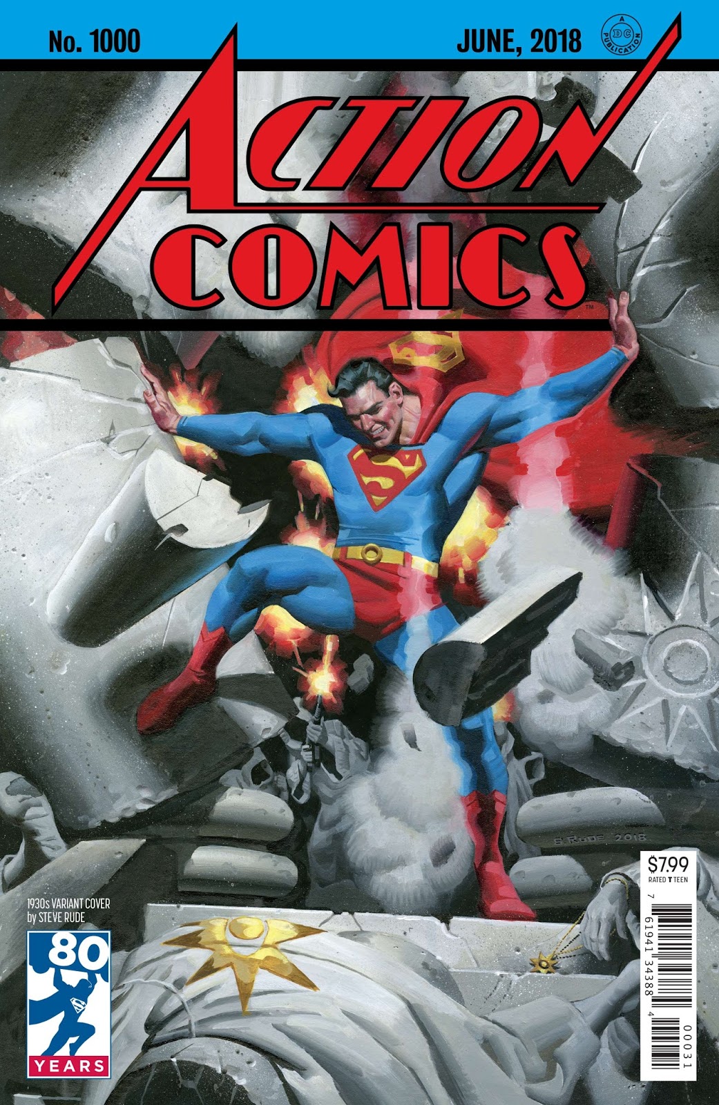 Weird Science DC Comics: Best Action Comics #1000 Covers of the Week ...