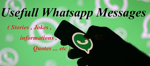 Usefull Whatsapp Messages