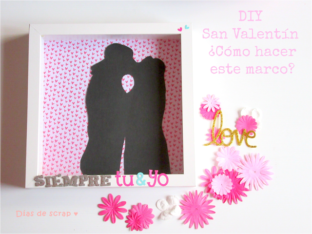 scrap diy paso a paso regalo original pareja enamorados