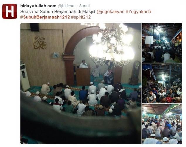 Umat Muslim Berbondong-Bondong Laksanakan Shalat Subuh Berjamaah, Lihat Foto-Fotonya