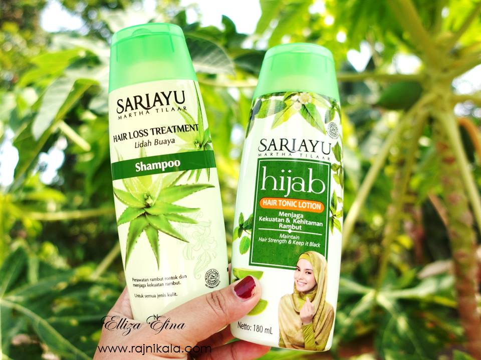 Elliza Efina [REVIEW] Sariayu Shampoo & Hair Tonic