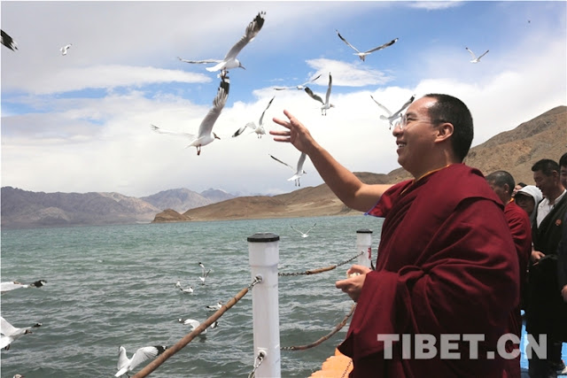 The Chinese Panchen Lama on the Indian Border