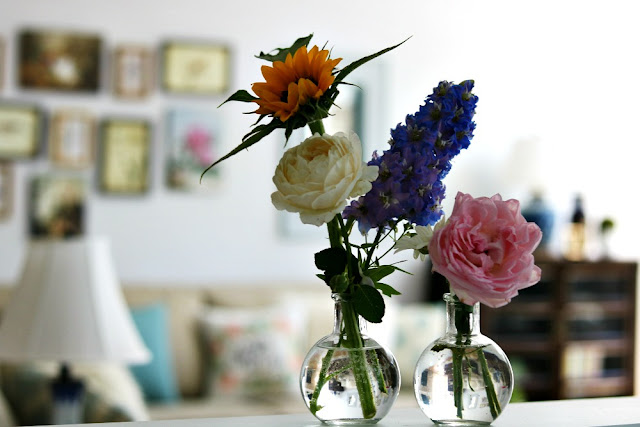 decorative, roses, bouqet, rose, bud, vase, pink, white, athomewithjemma.com