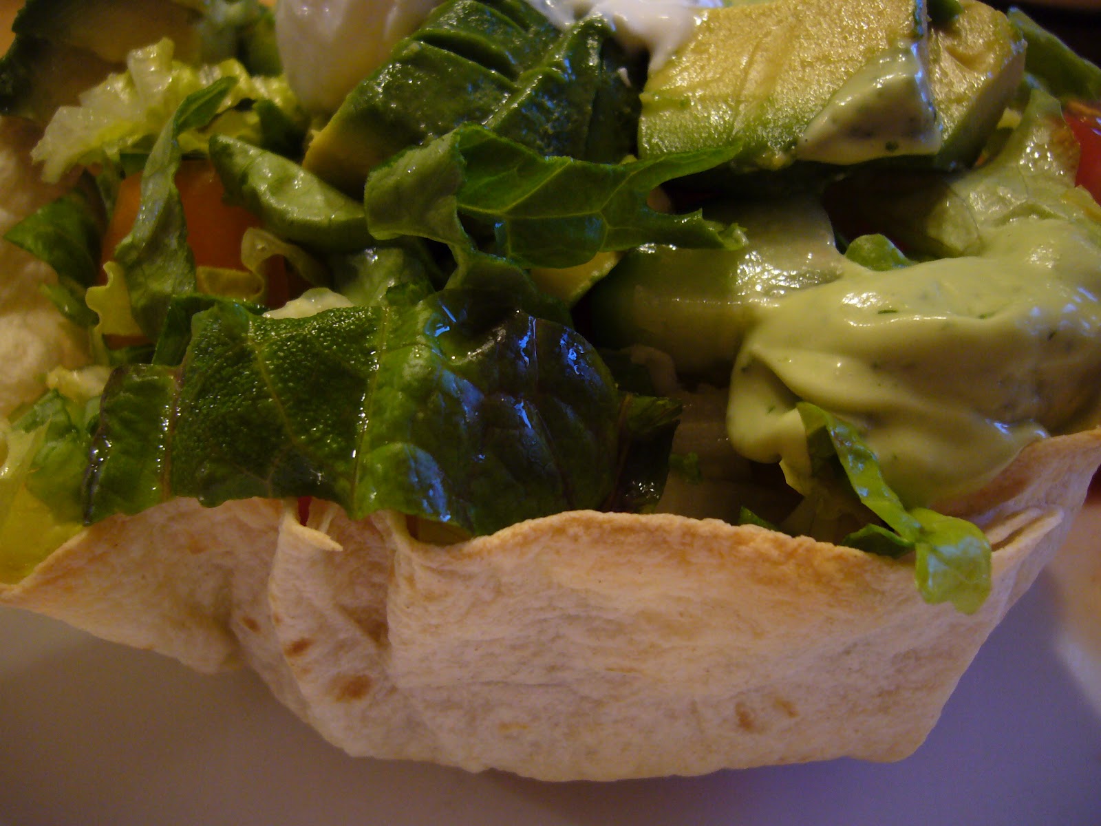 Baked Taco Shell Bowls