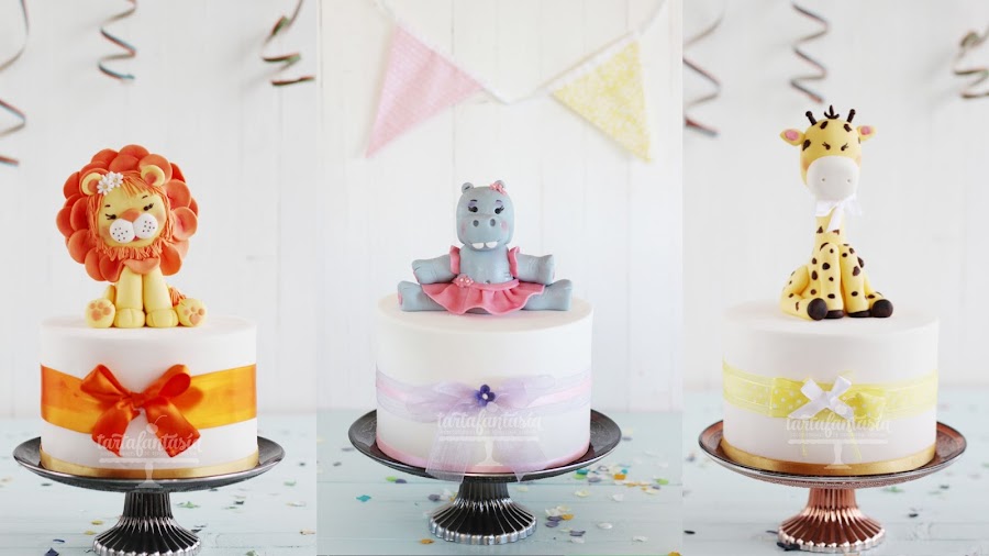 Animales de fondant