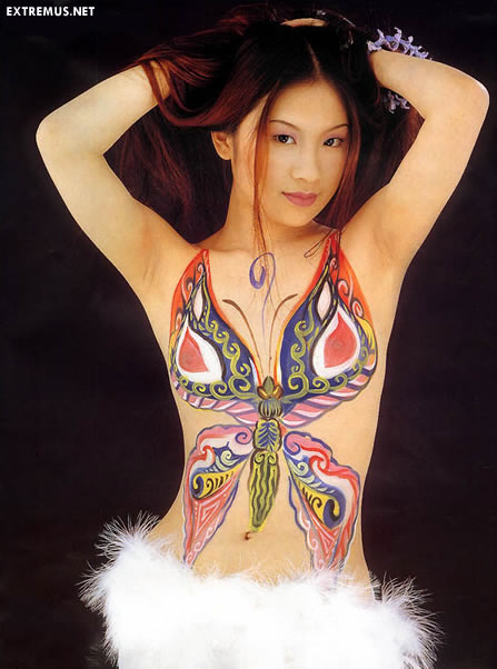 Bodypainting tattoo art