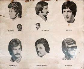 cabelos masculinos vintage