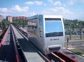 Il Mini Metro' di Perugia,per spostarsi in citta' con piu' facilita'.