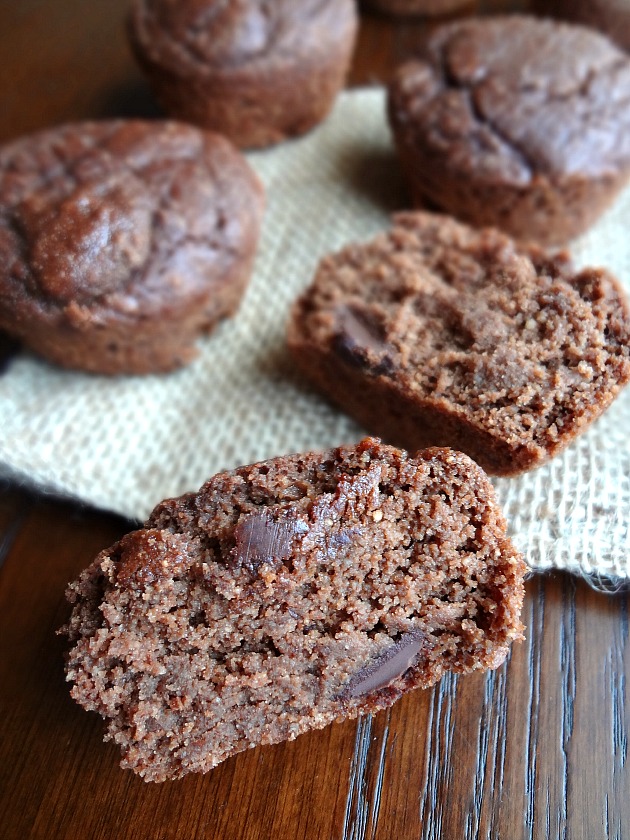 The Cooking Actress Double Chocolate Coconut Flour Muffins {Gluten