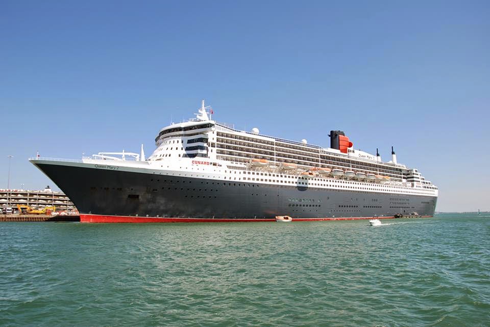 BRITANNIA and QUEEN MARY 2 same route, 175 years apart