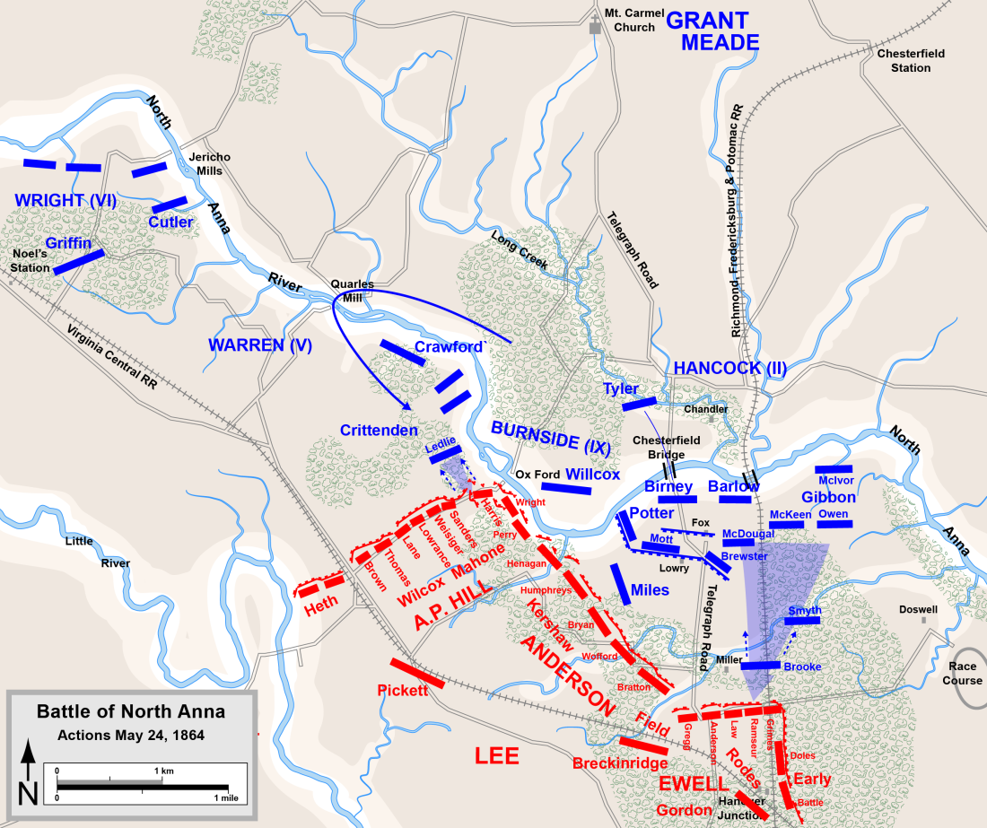 ONCE A CIVIL WAR May 23, 1864The Battle of The North Anna River