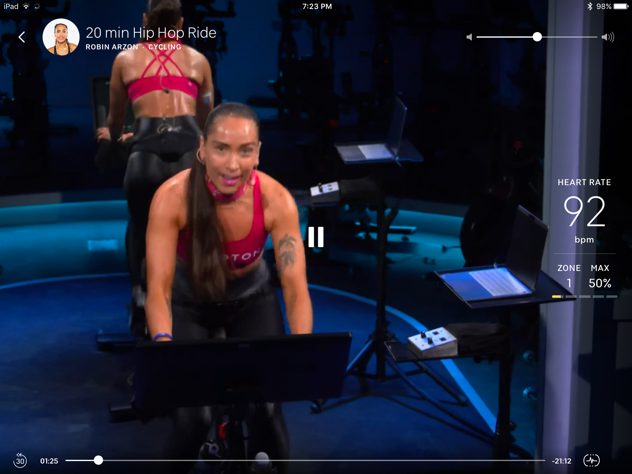 connecting peloton app to bowflex c6